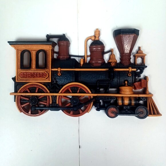 Vtg 1975 5 Piece Homco Train Trolley Stagecoach 3D Wall Art Hanging Decor - Picture 9 of 12